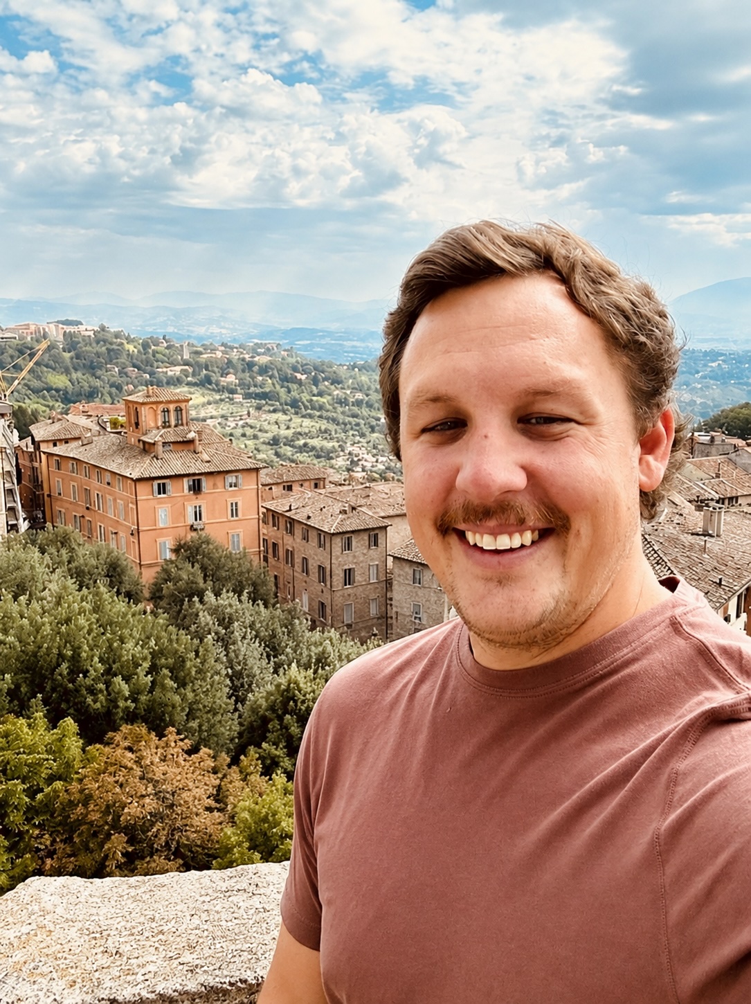 Luke in Perugia, Italy